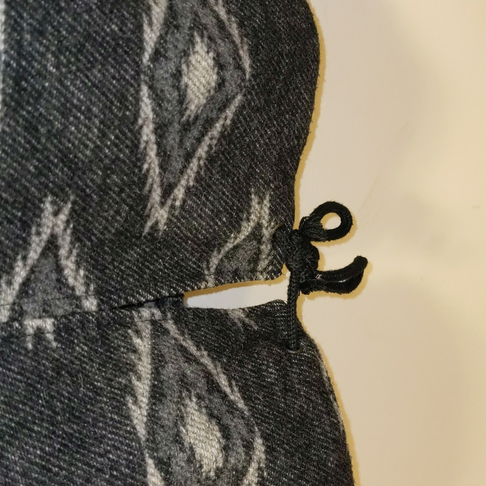 Levi's Women's Size L Hooded Zip Snap Southwest Western Print Long Jacket Coat - Picture 8 of 12